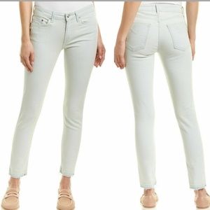 Derek Lam 10 Crosby “Devi Mid-Rise Authentic Skinny" Jeans Light Wash
